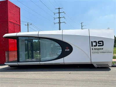 Maison préfabriquée de capsule spatiale